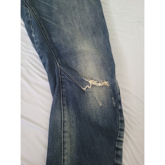 G-Star Raw ARC Ocean 3D Tapered Jeans Size 26x30 Distressed Medium Wash Grunge - Picture 8 of 13